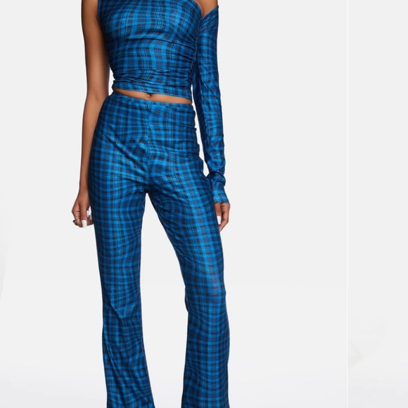 Wavy plaid two piece set - Picture 4 of 4